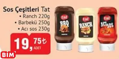 TAT SOS ÇEŞİTLERİ TAT SOS ÇEŞİTLERİ